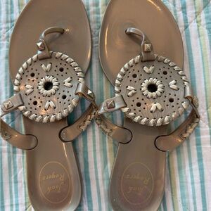 Jack Rogers Bronze/Gold Jelly Sandals